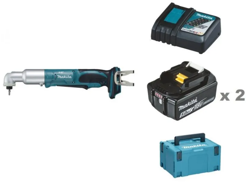 MAKITA DTL061RTJ Vinkelslagskruvdragare 18V, komplett| Slagskruvdragare