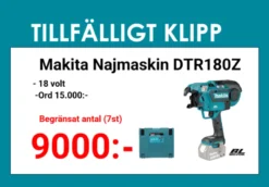 MAKITA DTR180ZJ Najmaskin 18V| Metallsågar -Metallberabetning|Nibblare, Plåtsax Batteri