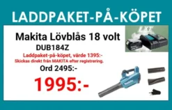 MAKITA DUB184Z Lövblås 18V| Lövblåsare