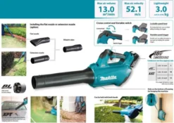 MAKITA DUB184Z Lövblås 18V| Lövblåsare