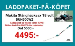 MAKITA DUN500WZ Stånghäcksax 18V, 500mm| Häcksaxar
