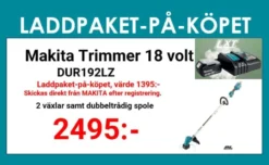 MAKITA DUR192LZ Grästrimmer 18V| Grästrimmer Och Röjsågar