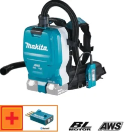 MAKITA DVC265ZXU Ryggburen Dammsugare 2x18V| Dammsugare