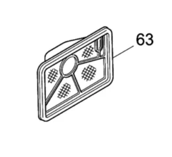 MAKITA Filter till motorkap EK7650H, EK7651H| Reservdelar