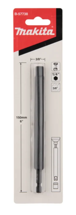 MAKITA Hylsadapter 1/4" - 3/8"| Bits Och Bitssatser