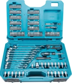 MAKITA Hylsnyckelsats 221-delar| Hylsor & Nyckelverktyg