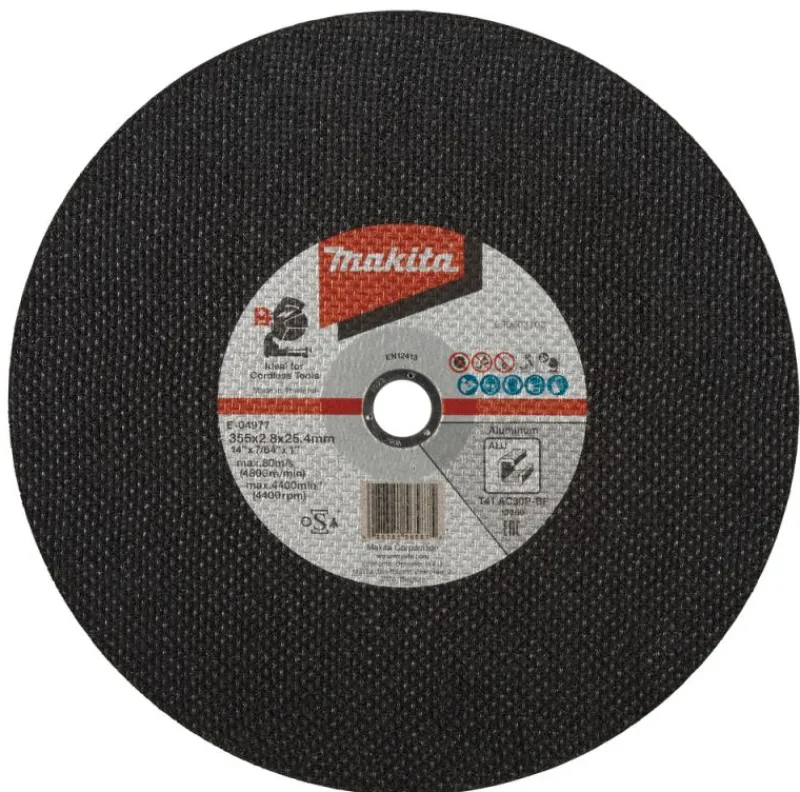 MAKITA kapskiva 355x2,8 mm 5-pack , aluminium| Kap- Slipskivor