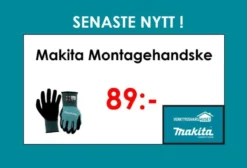 MAKITA Montagehandske| Handskar|Skyddsutrustning