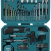 MAKITA Multiväska 60 delar| Hylsor & Nyckelverktyg