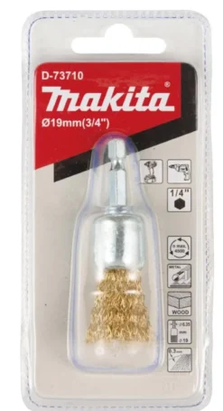 MAKITA Penselborste 19mm • mässing| Stålborstar