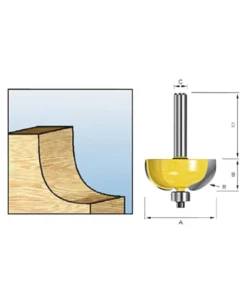 MAKITA Profilfräs 22,2mm| Frässtål