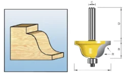 MAKITA Profilfräs 28,6mm| Frässtål