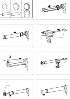 MAKITA Reservdel Kolvstång fäste (B), DCG180| Reservdelar|Fogpistoler & Tillbehör