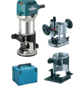 MAKITA RT0702CX2J Multifräs 710W, komplett| Fräsmaskiner