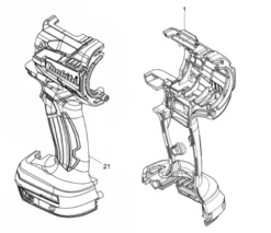 MAKITA 187921-4 Skal till DDF481| Reservdelar