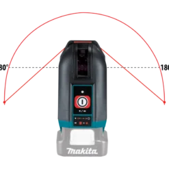 MAKITA SK105DZ Krysslaser 12V (röd)| Linjelaser & Korslaser|Laserinstrument 12V