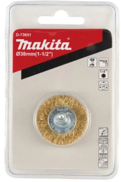 MAKITA Skivborste 38mm • mässing| Stålborstar