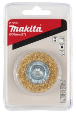 MAKITA Skivborste 50mm • mässing| Stålborstar
