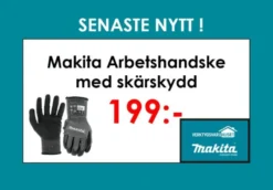 MAKITA Skärskyddshandske| Handskar|Skyddsutrustning