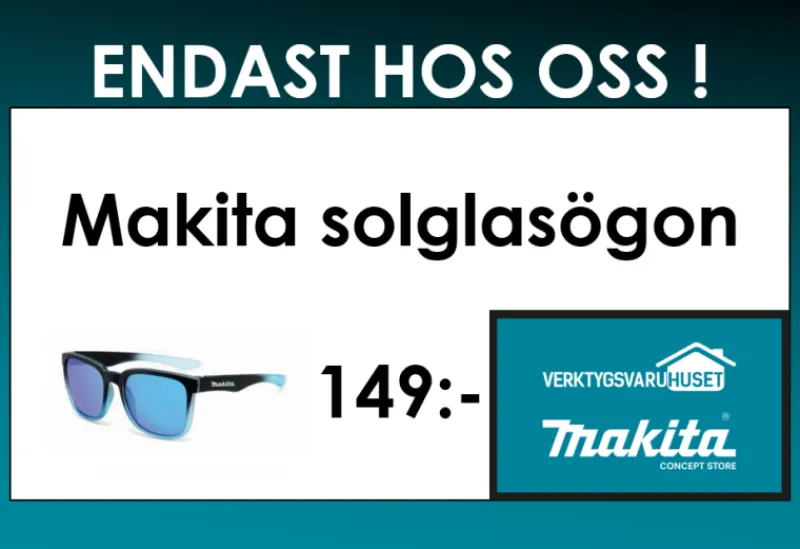MAKITA Solglasögon ombre| Makita Merchandise Artiklar|Makita Kläder