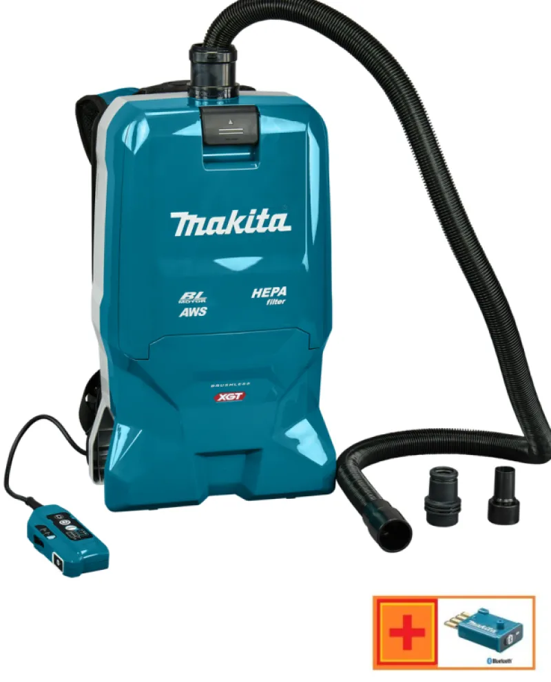 MAKITA VC012GZ01 Ryggburen Dammsugare 40V • 200 mbar| Dammsugare 40V