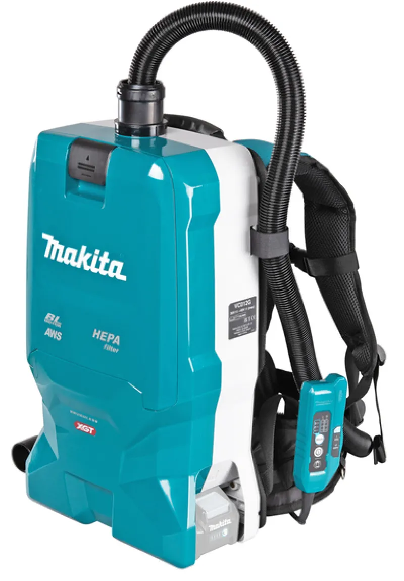 MAKITA VC012GZ01 Ryggburen Dammsugare 40V • 200 mbar| Dammsugare 40V