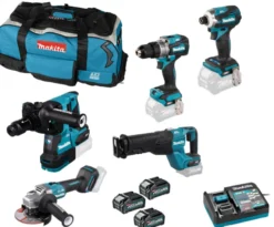 MAKITA XGT593 Combokit 40V (5 st maskiner i väska)| Combokit 40V