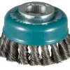 MAKITA X-lock Koppborste 80mm, virad tråd| Stålborstar