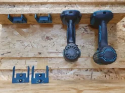 Stealthmounts Maskinhållare svarta för Makita 40V 4-pack| Borrskruvdragare 40V|Batteri Och Laddare 40V