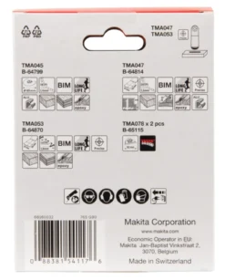 MAKITA Multibladset för Snickare| Blad För Multimaskiner