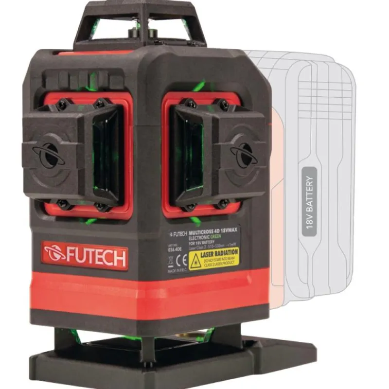 Övrig Multilinjelaser 4D 18Volt MAX Fjärr| Linjelaser & Korslaser