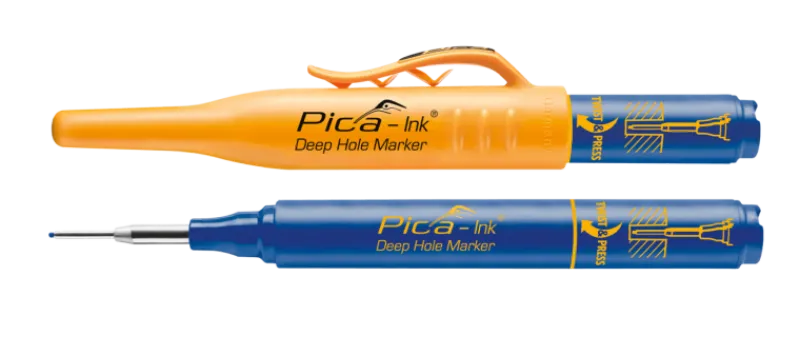 PICA Ink Djuphålsmärkpenna blå| Märkpennor