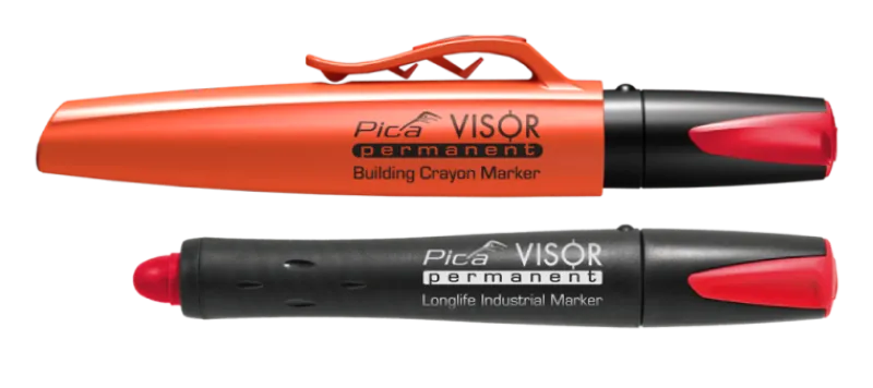 PICA visor Märkkrita röd| Märkpennor