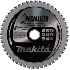 MAKITA Sågklinga Rostfritt 150x20x1,1 48T Efficut| Sågklingor För Metallcirkelsågar|Sågklinga Cirkelsågar, Sänksågar