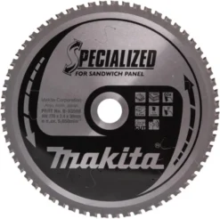 MAKITA Sågklinga Sandwich 270x30x2,4 60T Specialized| Sågklinga Cirkelsågar, Sänksågar