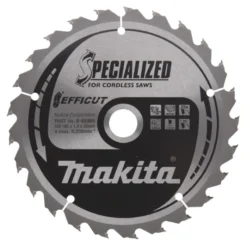 MAKITA Sågklinga Trä 165x20x1,425T Efficut| Sågklinga Cirkelsågar, Sänksågar