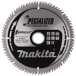 MAKITA Sågklinga Trä 216x30x2,0 80T Efficut| Sågklingor Klyv-, Kap- Och Gersågar