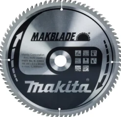 MAKITA Sågklinga Trä 305x30x2,3 80T Makblade| Sågklingor Klyv-, Kap- Och Gersågar