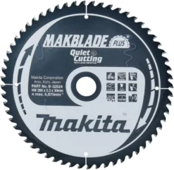 MAKITA Sågklinga Trä 260x30x2,3 60T Makblade plus| Sågklingor Klyv-, Kap- Och Gersågar