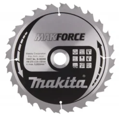 MAKITA Sågklinga Trä 270x30x2,6 24T Makforce| Sågklinga Cirkelsågar, Sänksågar