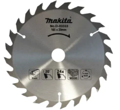 MAKITA Sågklinga Trä 165x20x2,0 24T TCT| Sågklinga Cirkelsågar, Sänksågar
