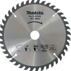 MAKITA Sågklinga Trä 165x20x2,0 40T TCT| Sågklinga Cirkelsågar, Sänksågar
