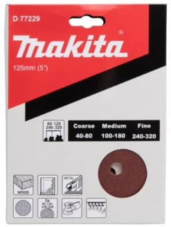 MAKITA Sliprondeller 125mm mix 20-pack| Sliprondeller