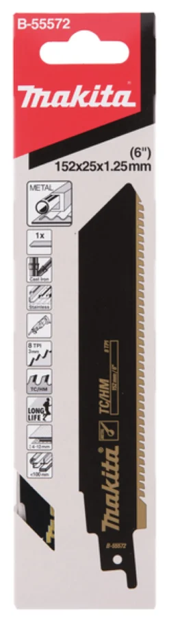 MAKITA Tigersågblad Metall 152 x 1,25mm Karbid| Tigersågblad