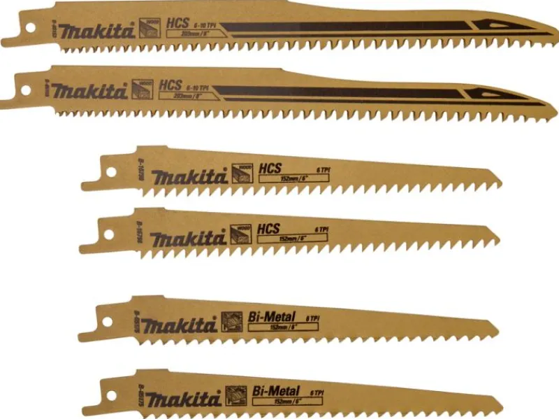 MAKITA Tigersågbladssats Trä 6-P| Tigersågblad
