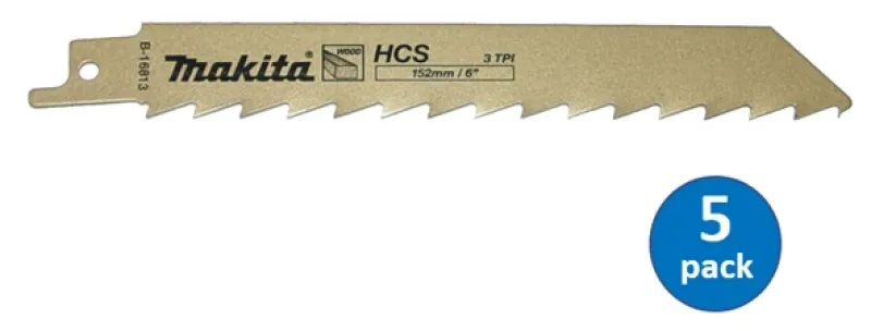 MAKITA Tigersågblad Trä 152mm 3TPI| Tigersågblad