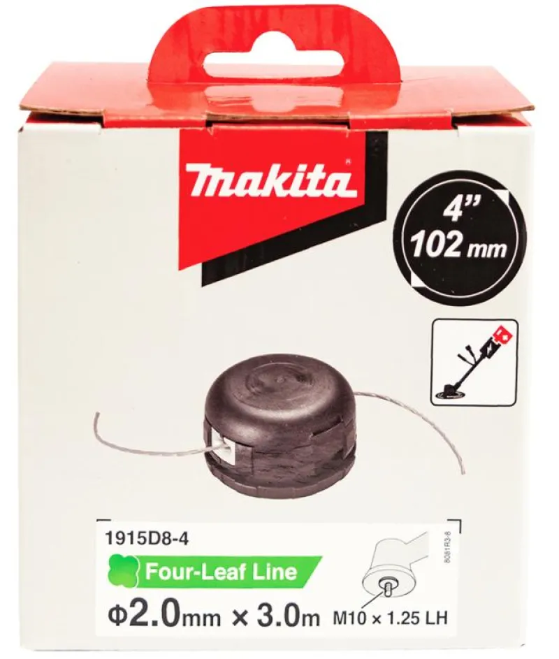 MAKITA Trimmerhuvud Snabbladdning • M10x1,25 LH • 2,0 mm| Röjsågar- Trimmer Tillbehör