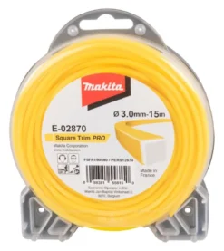 MAKITA Trimmertråd PRO fyrkant 3,0mm, 15 meter| Röjsågar- Trimmer Tillbehör