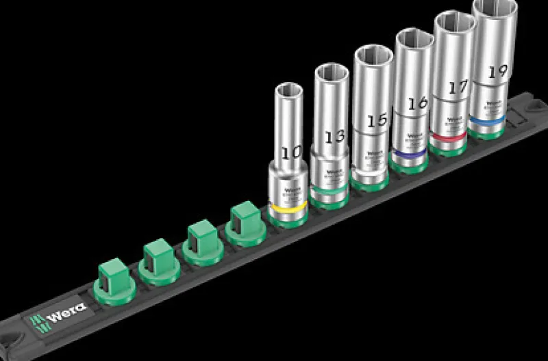 WERA Hyls-magnetlist 1/2",6-delar| Hylsor & Nyckelverktyg