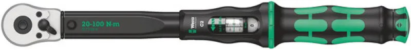 WERA Momentnyckel C-T C 2 • 1/2" • 20-100 Nm| Hylsor & Nyckelverktyg|Tänger & Tvingar